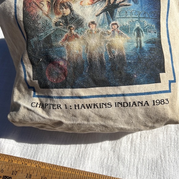 Loungefly Stranger Things Poster Canvas Tote - Picture 15 of 16